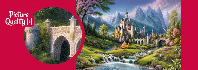CHERRY PAZZI Puzzle Pohádkový hrad 500 dílků