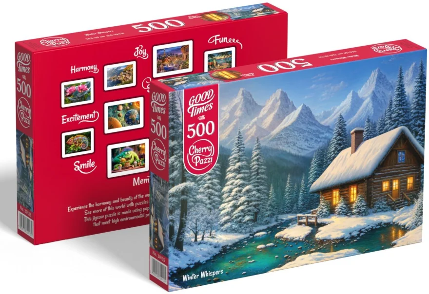 CHERRY PAZZI Puzzle Zimní šepot 500 dílků