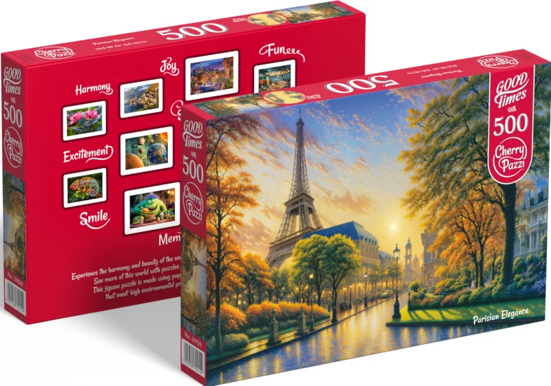 CHERRY PAZZI Puzzle Pařížská elegance 500 dílků