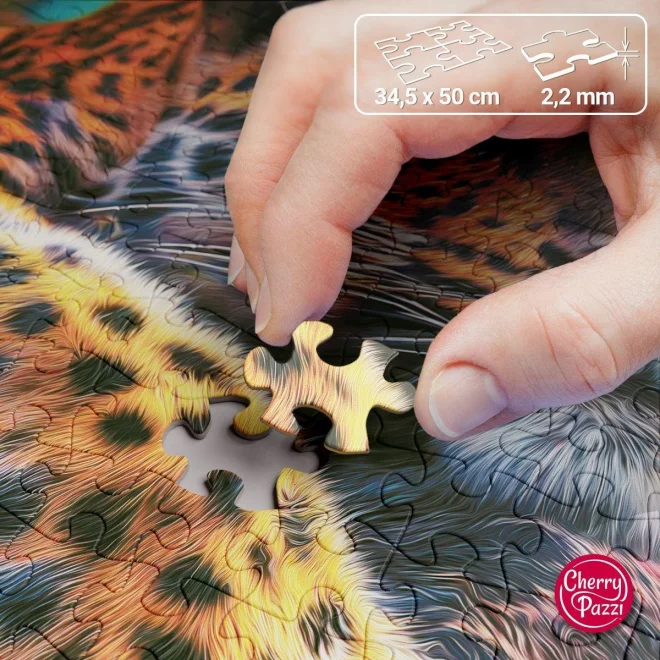 CHERRY PAZZI Puzzle Odpočívající leopard 500 dílků