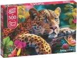 CHERRY PAZZI Puzzle Odpočívající leopard 500 dílků
