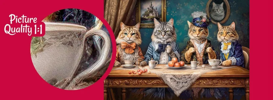 CHERRY PAZZI Puzzle Čajový dýchánek 1000 dílků