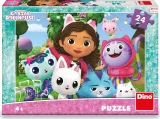 Dino Puzzle Gábinin kouzelný domek 24 dílků