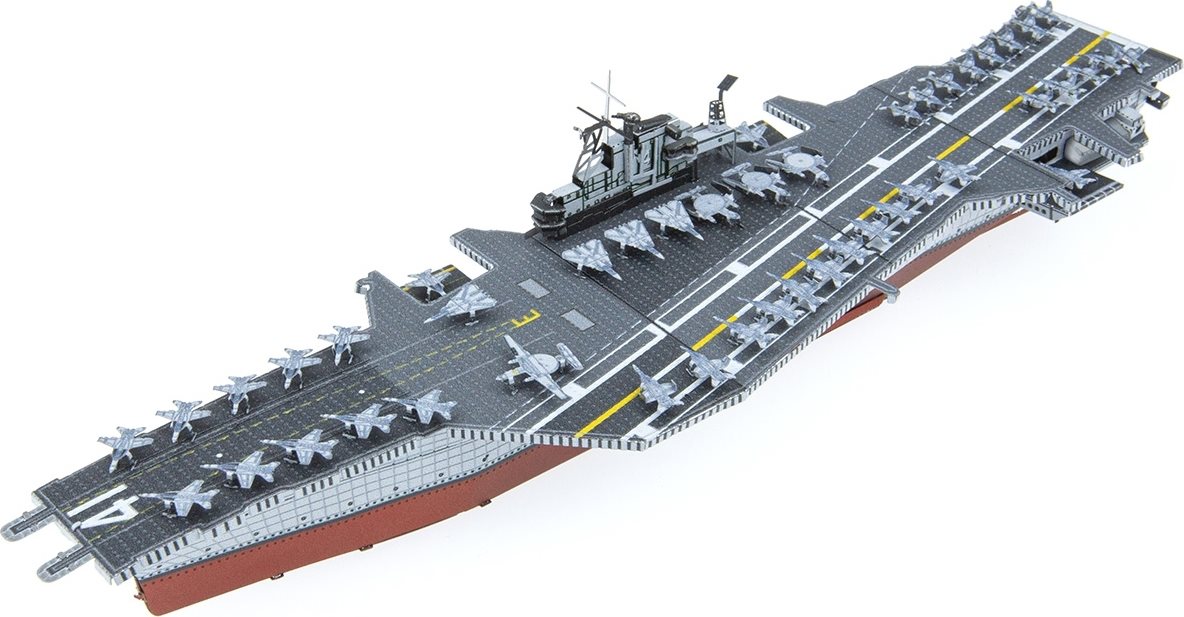 METAL EARTH 3D puzzle Premium Series: Letadlová loď USS Midway
