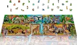 WOODEN CITY Dřevěné puzzle Úžasné království zvířat 4000 dílků