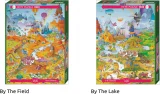 Heye Puzzle Cartoon Classics: Idylka u pole 1000 dílků