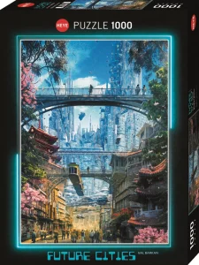 Puzzle Future Cities: Obchodní okrsek 1000 dílků