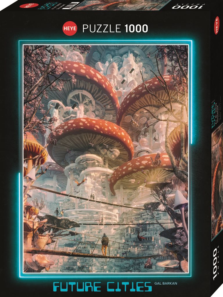 Heye Puzzle Future Cities: Země hub 1000 dílků