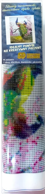 NORIMPEX Diamantové malování Pávi 40x30cm