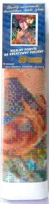 NORIMPEX Diamantové malování Karnevalová maska 40x30cm