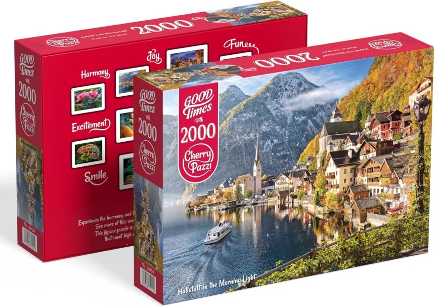 CHERRY PAZZI Puzzle Halštat v ranním světle 2000 dílků