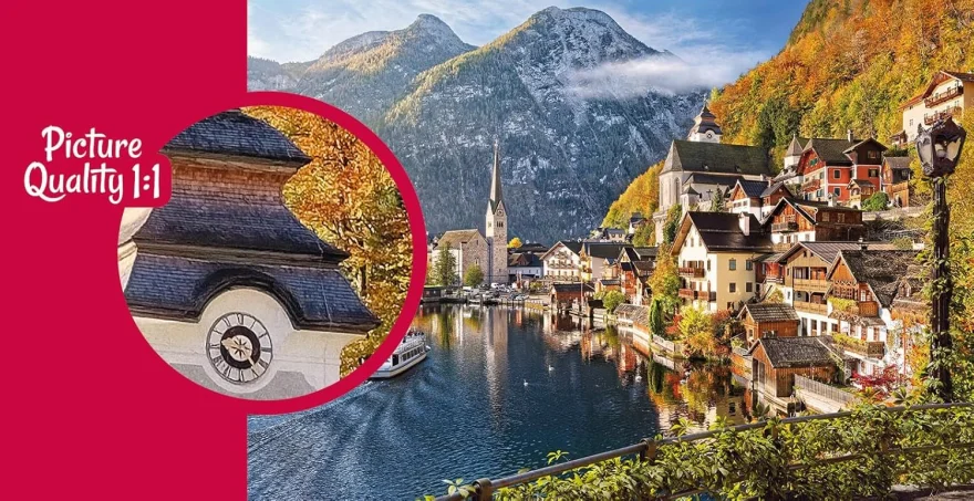 CHERRY PAZZI Puzzle Halštat v ranním světle 2000 dílků