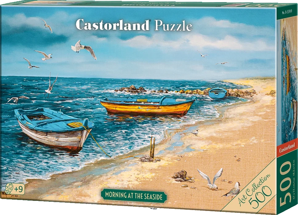 CASTORLAND Puzzle Art Collection: Ráno na mořském pobřeží 500 dílků
