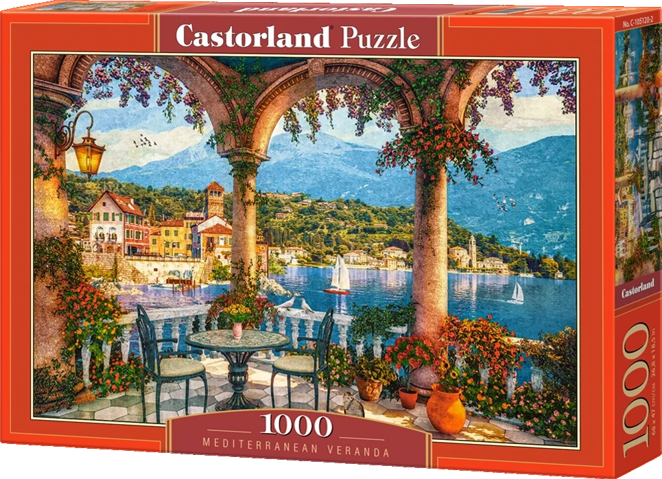 Castorland Středomořská veranda 1000 dílků