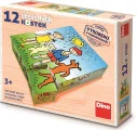 DINO Obrázkové kostky Pejsek a kočička, 12 kostek