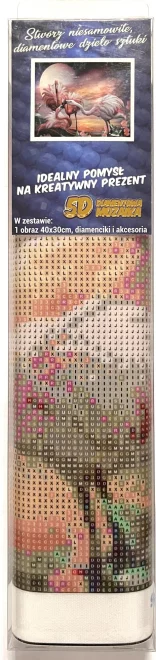 NORIMPEX Diamantové malování Růžoví plameňáci 40x30cm