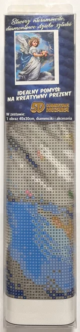 NORIMPEX Diamantové malování Cherubín 40x30cm