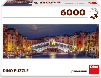 Panoramatické puzzle Most Rialto 6000 dílků