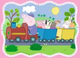 RAVENSBURGER Puzzle Prasátko Peppa 4x42 dílků