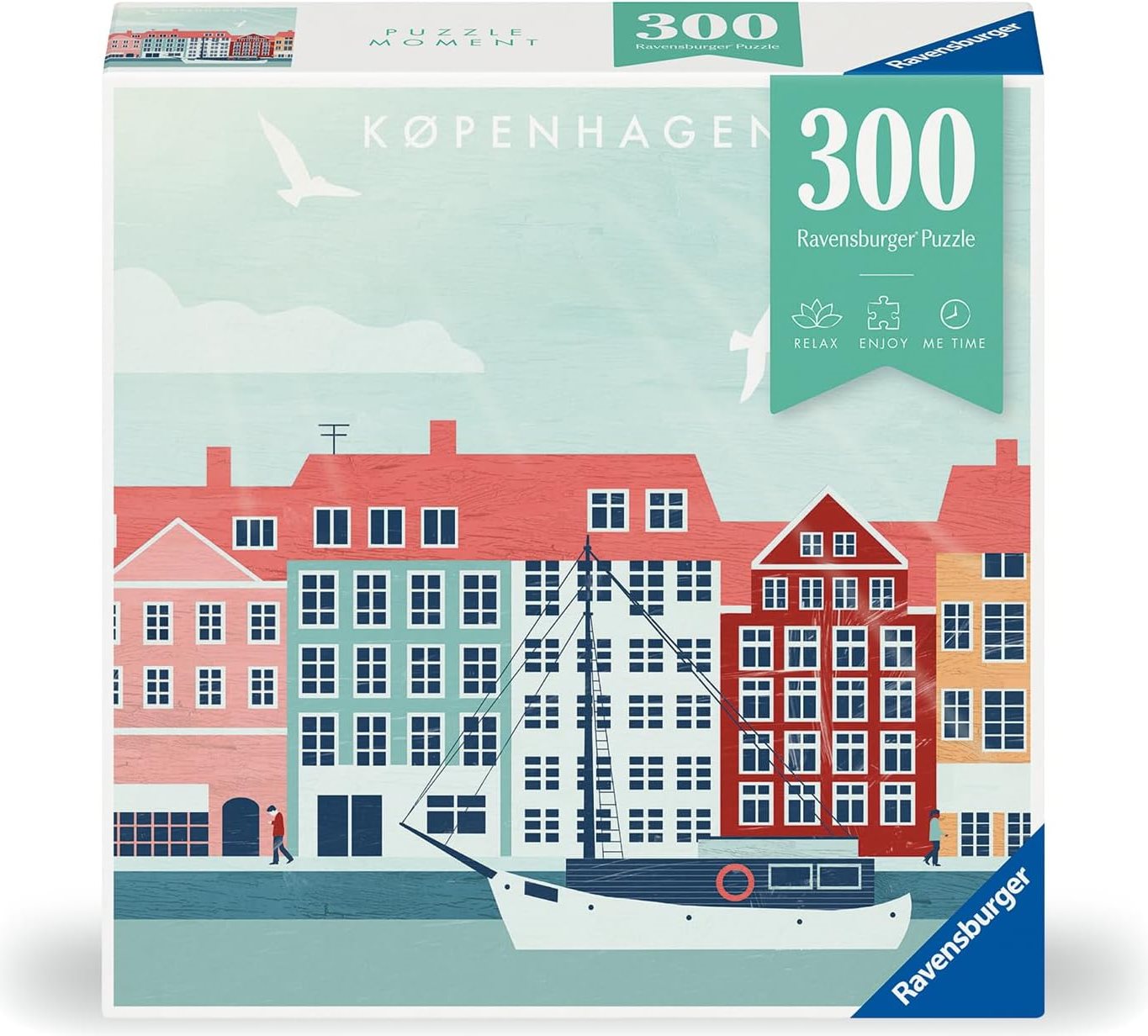 Ravensburger Puzzle Moment: Kodaň 300 dílků