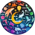 Ravensburger Kulaté puzzle Kruh barev: Sny 500 dílků