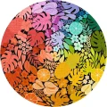 Ravensburger Kulaté puzzle Kruh barev: Tropical 500 dílků