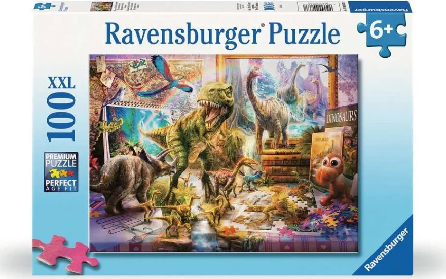 Ravensburger Puzzle Dinosauři ožívají XXL 100 dílků