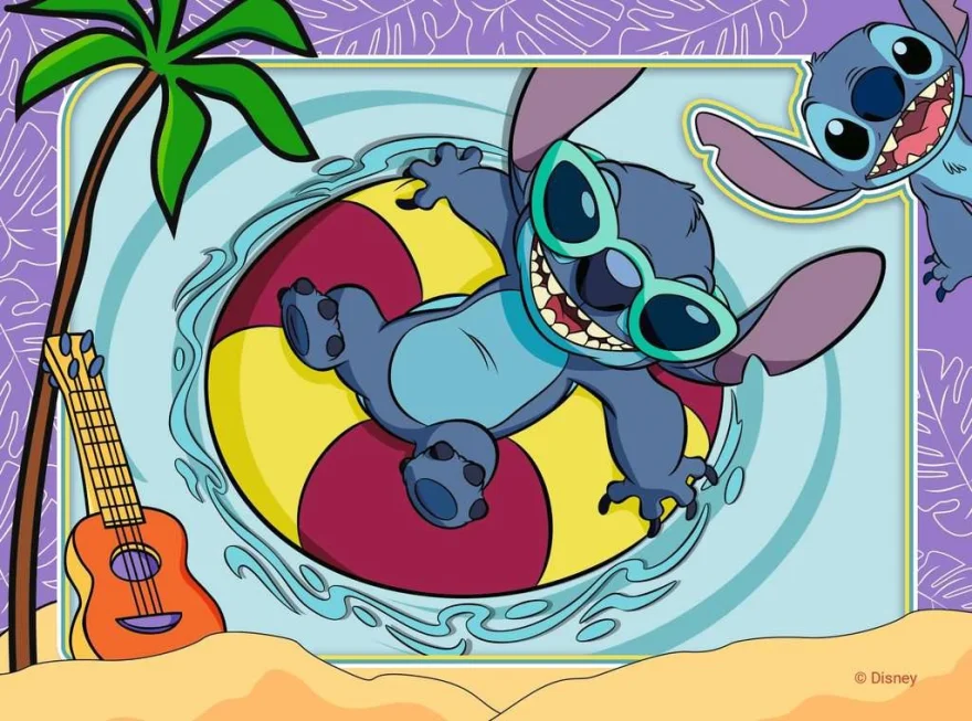 Ravensburger Puzzle Lilo a Stitch 4v1 (12, 16, 20, 24 dílků)