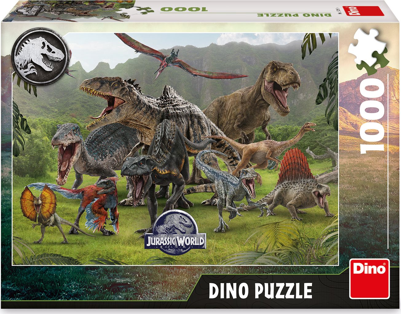 DINO Puzzle Jurský svět 1000 dílků
