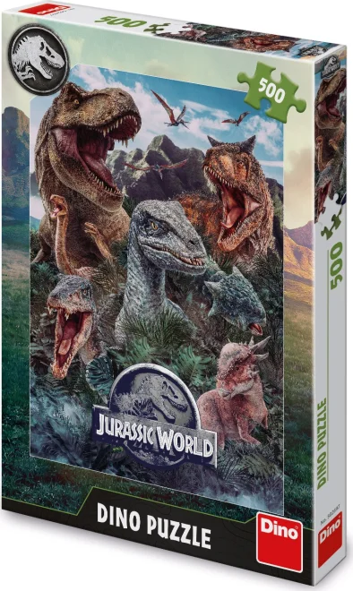 DINO Puzzle Jurský svět 500 dílků