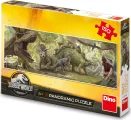 DINO Panoramatické puzzle Jurský svět 150 dílků