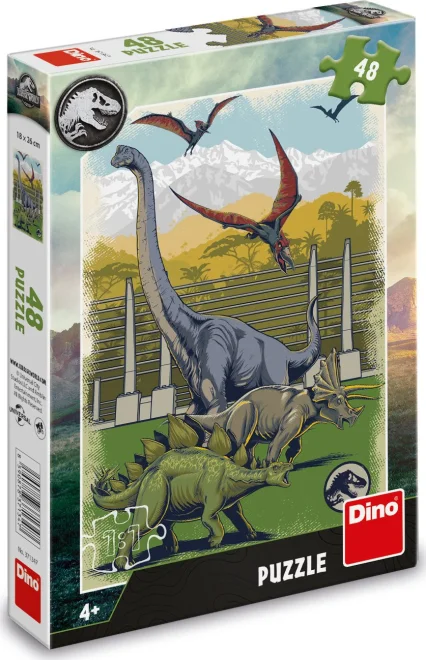 DINO Puzzle Jurský svět 48 dílků