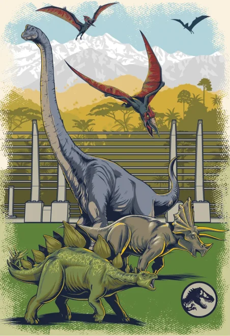 DINO Puzzle Jurský svět 48 dílků