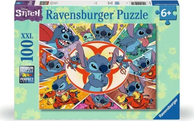 Puzzle pro děti Ravensburger 100 dílků XXL Stitch: V mém světě