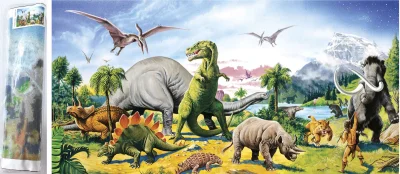 Diamantové malování V pravěku 80x40cm