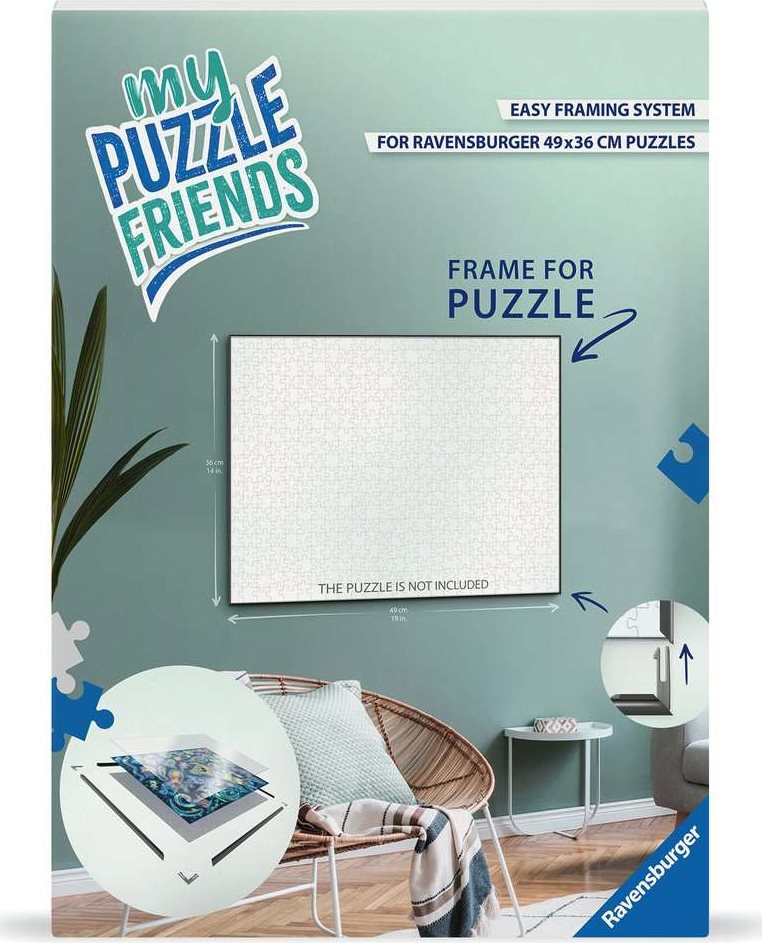 RAVENSBURGER Rám na puzzle My Puzzle Friends 49x36cm - černý