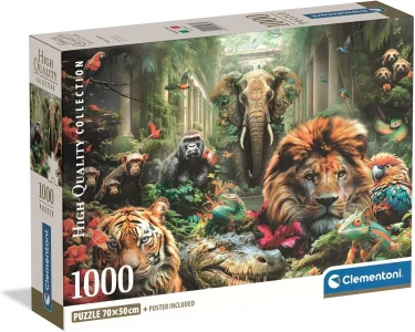 Puzzle Tajuplná džungle 1000 dílků