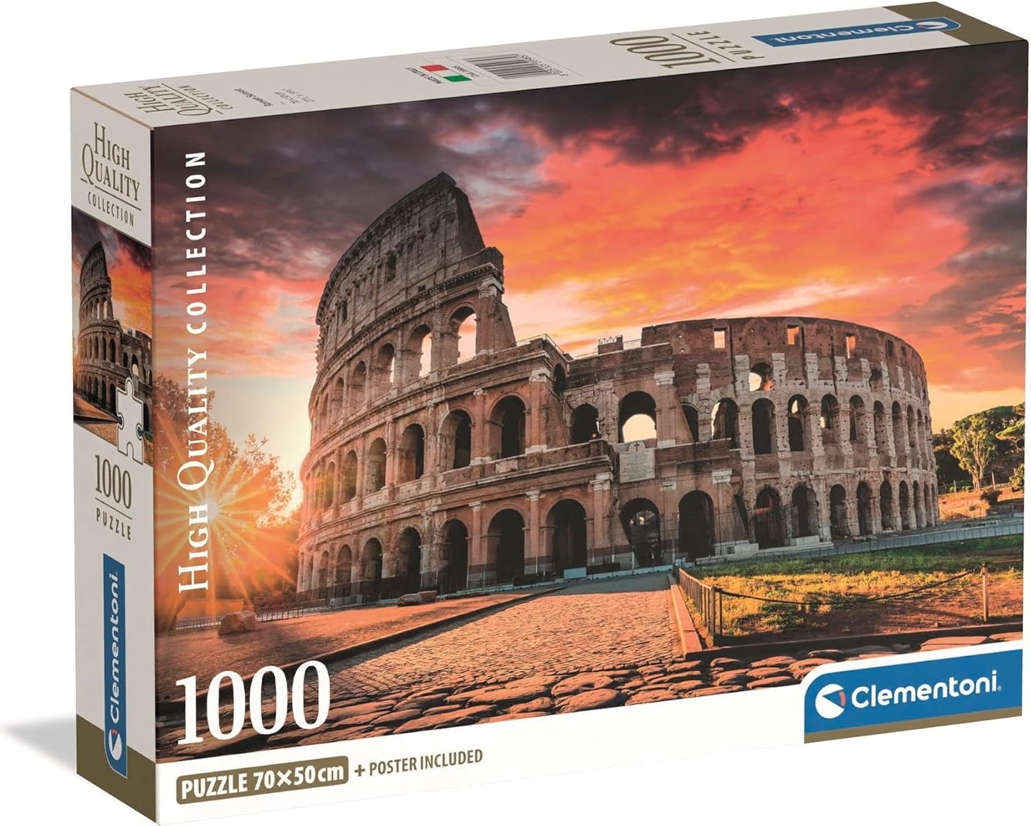 CLEMENTONI Puzzle Západ slunce v Římě 1000 dílků