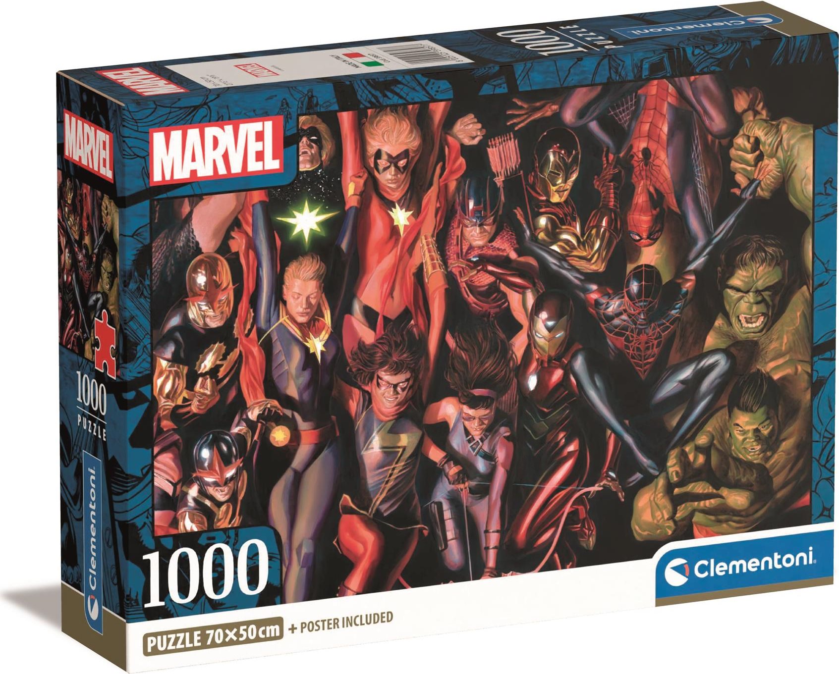 CLEMENTONI Puzzle Avengers 1000 dílků