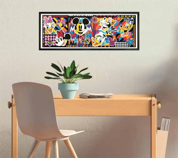 CLEMENTONI Panoramatické puzzle Disney Classics 1000 dílků