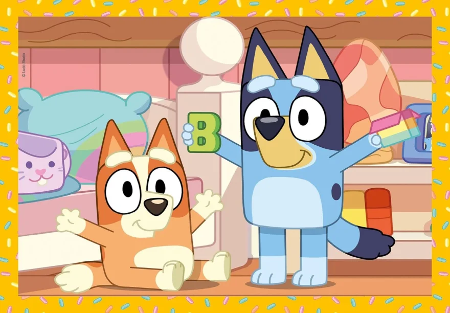 CLEMENTONI Puzzle Bluey 4v1 (12+16+20+24 dílků)