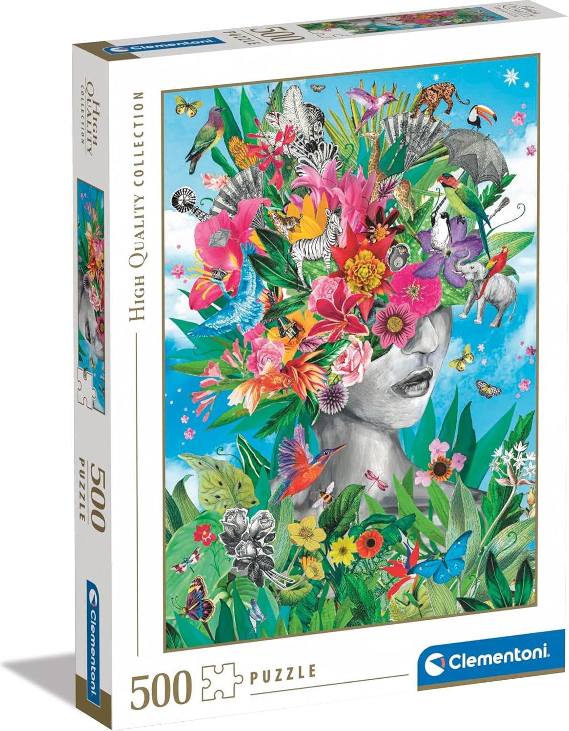 Puzzle Hlava v džungli