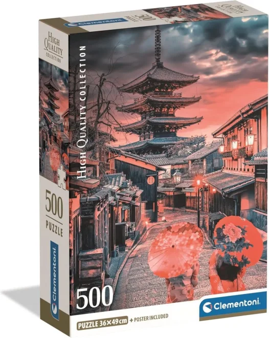 CLEMENTONI Puzzle Večer v Kjótu 500 dílků