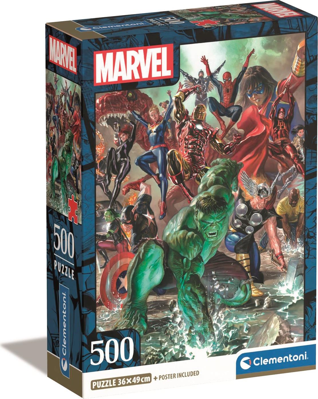 CLEMENTONI Puzzle Avengers 500 dílků