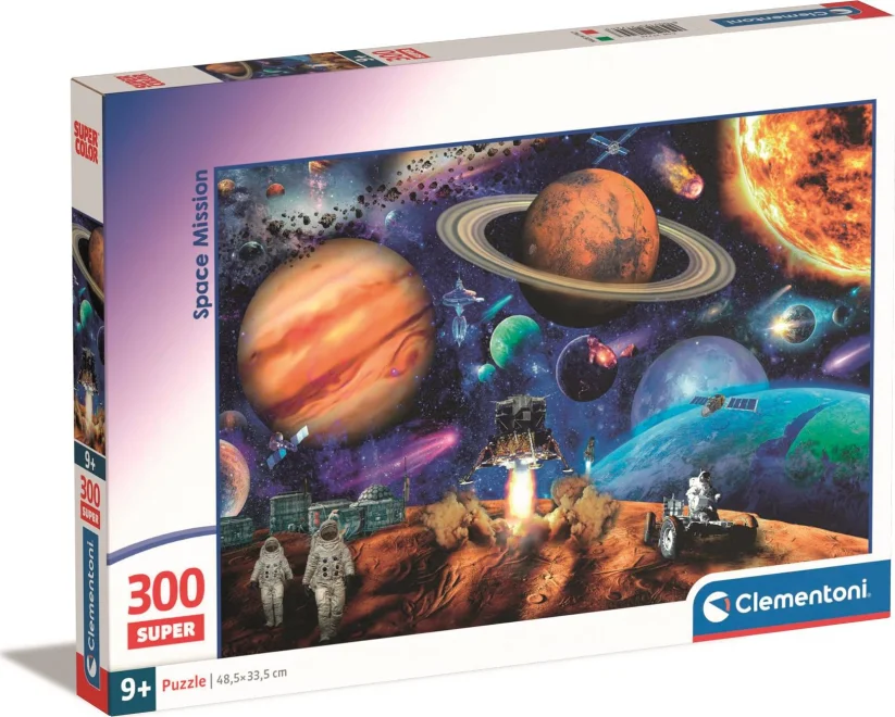 CLEMENTONI Puzzle Vesmírná mise 300 dílků