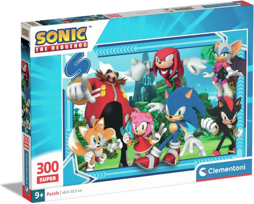 CLEMENTONI Puzzle Sonic 300 dílků