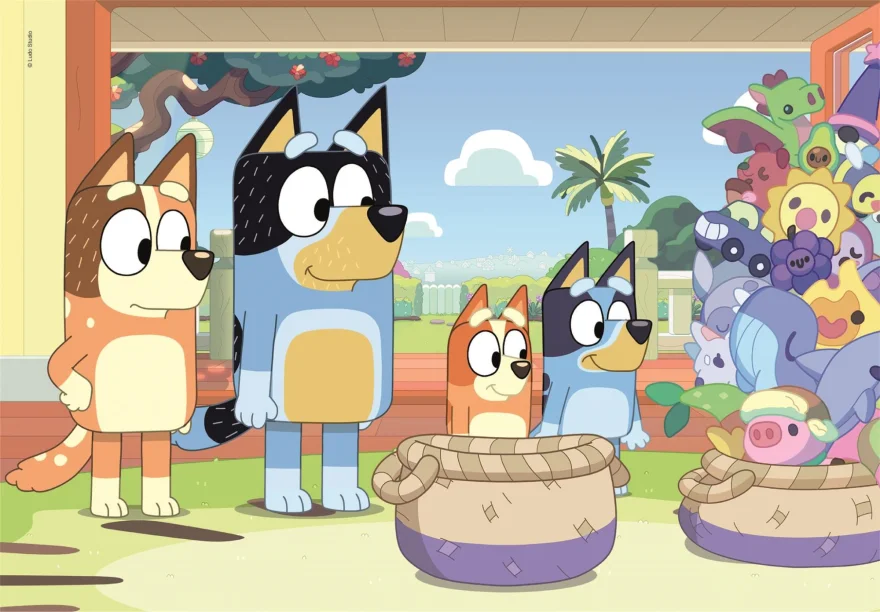 CLEMENTONI Puzzle Bluey 2x20 dílků