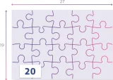 CLEMENTONI Puzzle Jurský svět 2x20 dílků