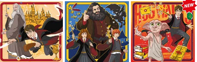 CLEMENTONI Puzzle Harry Potter 3x48 dílků