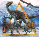 CLEMENTONI Puzzle Jurský svět 3x48 dílků